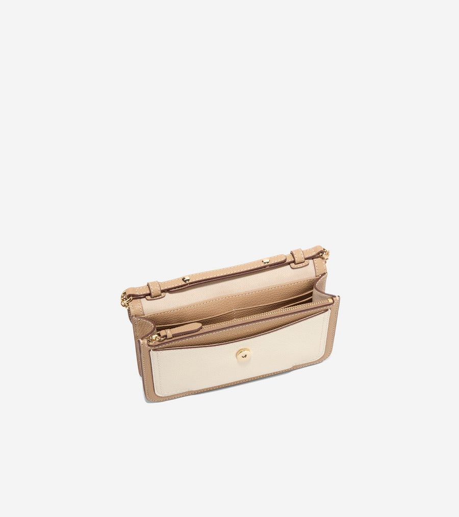 コール ハーン COLE HAAN レイトン ウォレット オンアチェーン womens （トスカンサンド） トスカンサンド