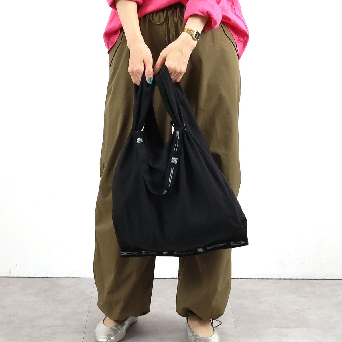 クーコ COOCO ナイロンマルシェ型バッグ／A4対応