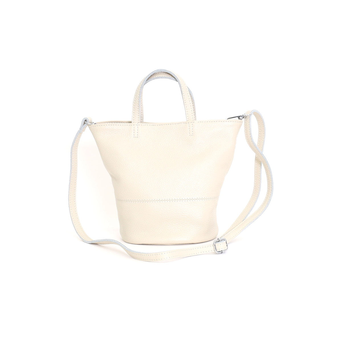 COOCO Shrink Leather Bucket Mini 2WAY Tote