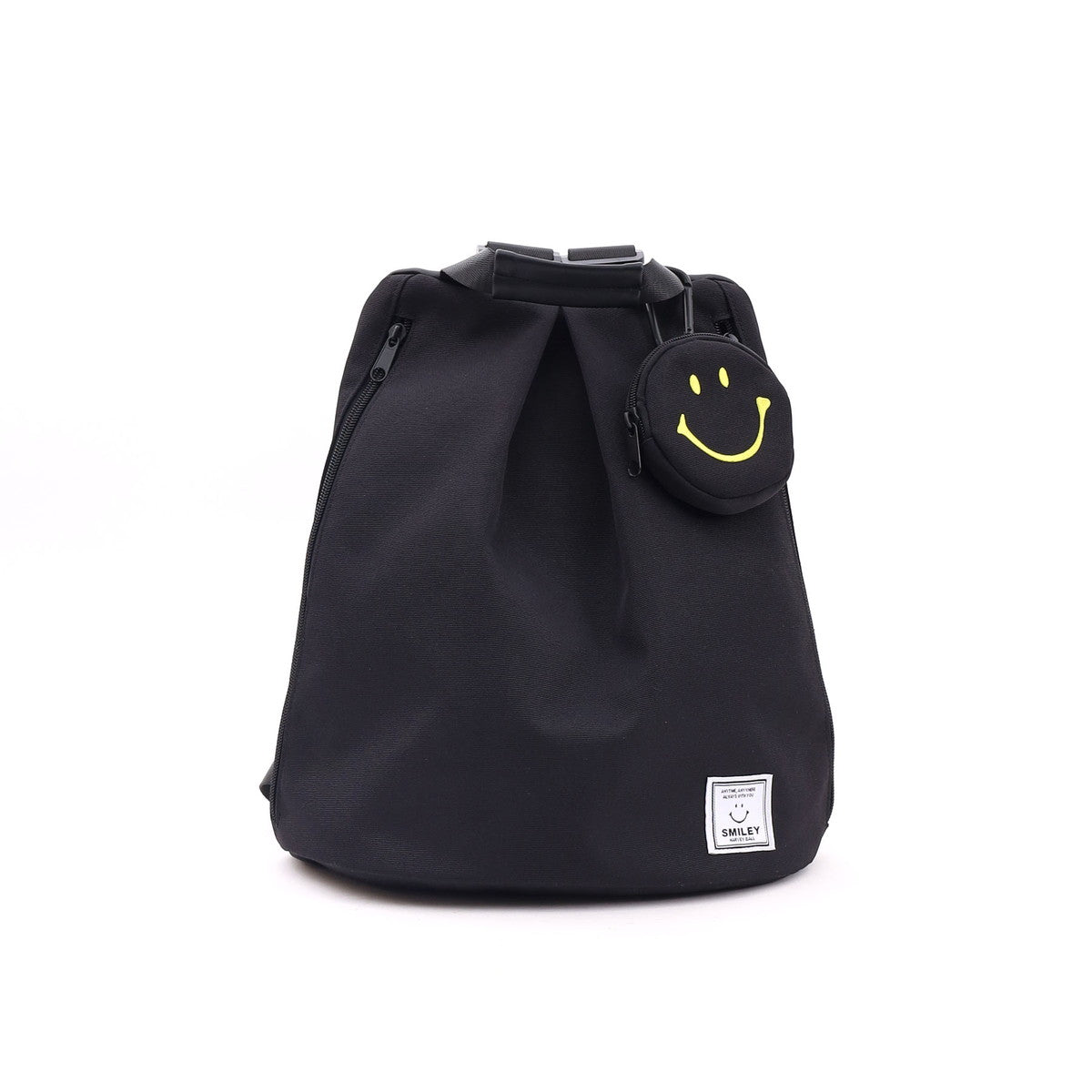 クーコ COOCO DOKODEMO SMILEY フェイスポーチ付センタータック入リュック