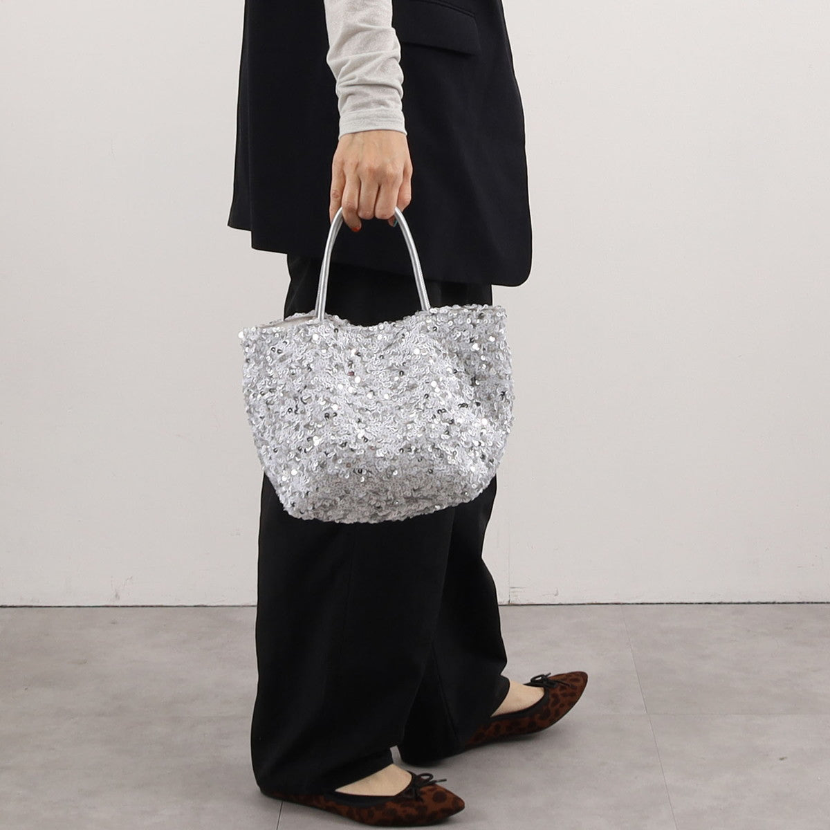 COOCO Sequin 2WAY Tote Bag