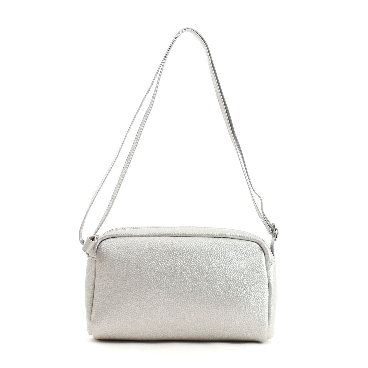 COOCO COOCO Shrink Leather Horizontal Box Shoulder Bag