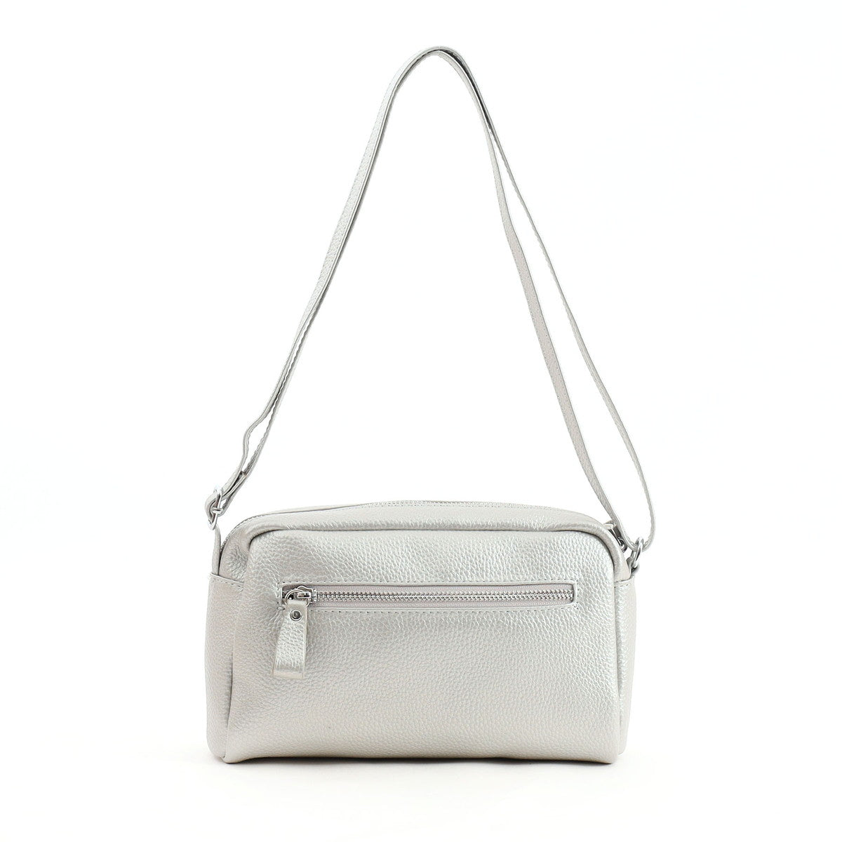 COOCO COOCO Shrink Leather Horizontal Box Shoulder Bag