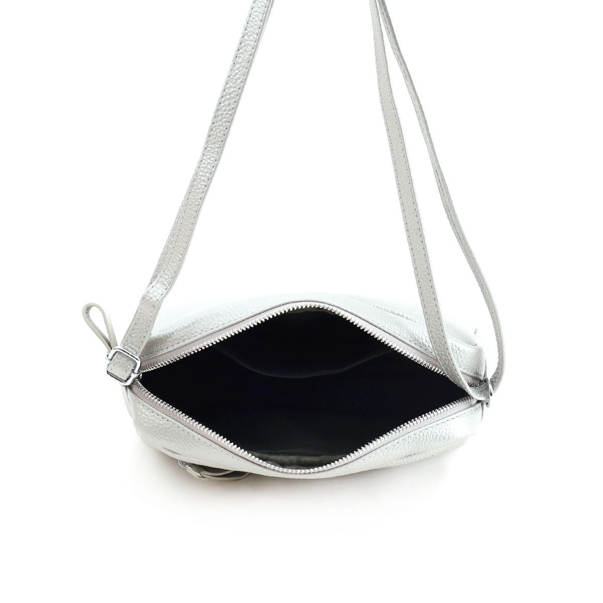COOCO COOCO Shrink Leather Horizontal Box Shoulder Bag