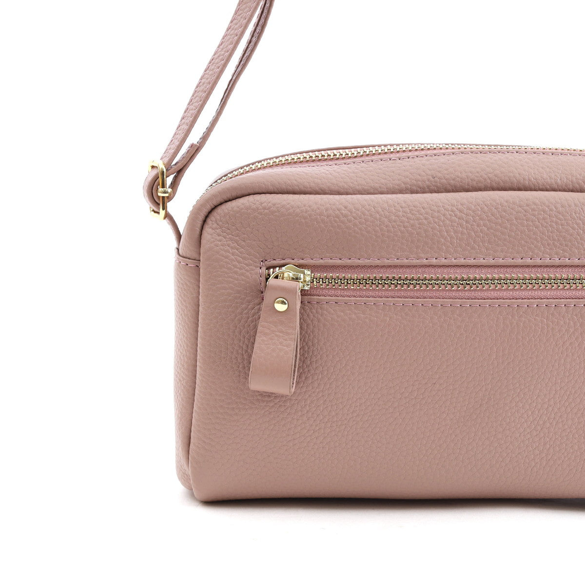 COOCO COOCO Shrink Leather Horizontal Box Shoulder Bag