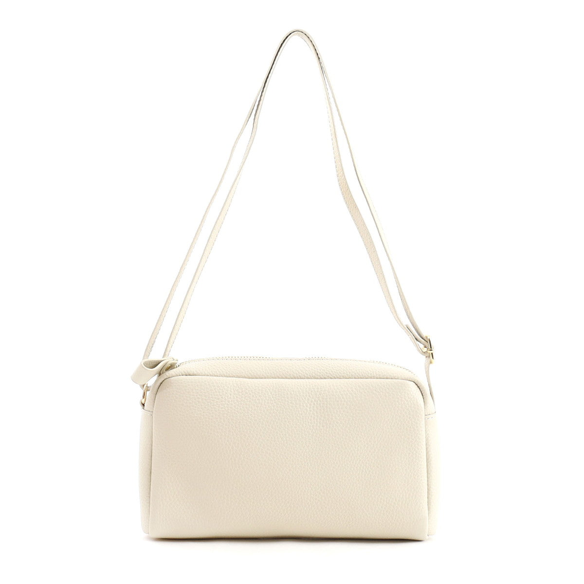 COOCO COOCO Shrink Leather Horizontal Box Shoulder Bag