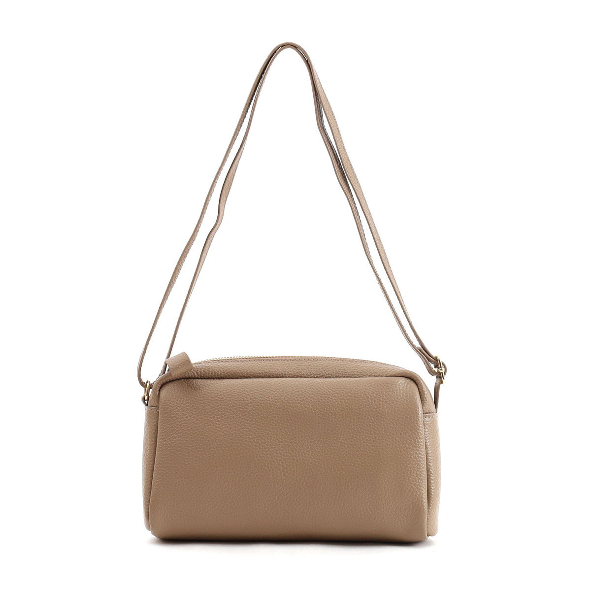 COOCO COOCO Shrink Leather Horizontal Box Shoulder Bag