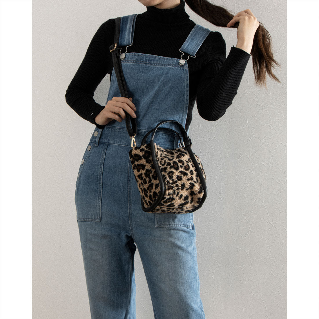 クーコ COOCO ボアミニ2WAYトートバッグ