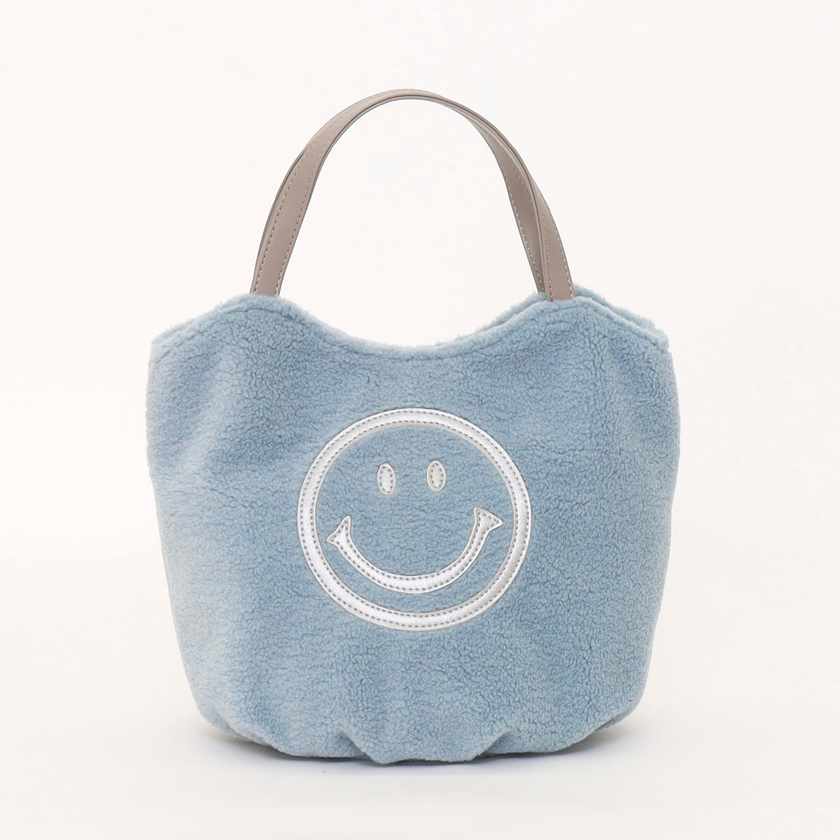 クーコ COOCO SMILEY／ボアコロントートバッグ