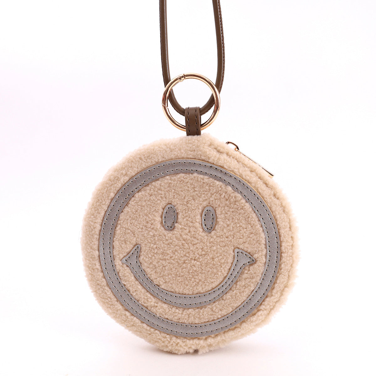 COOCO SMILEY/Boa neck pouch