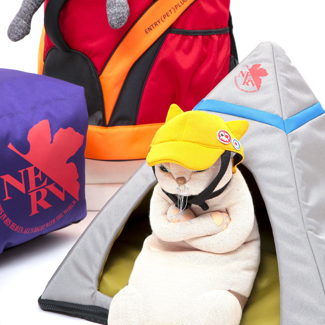 クーコ COOCO エヴァンゲリオン ペット ペット用 アスカ キャップ【返品不可商品】