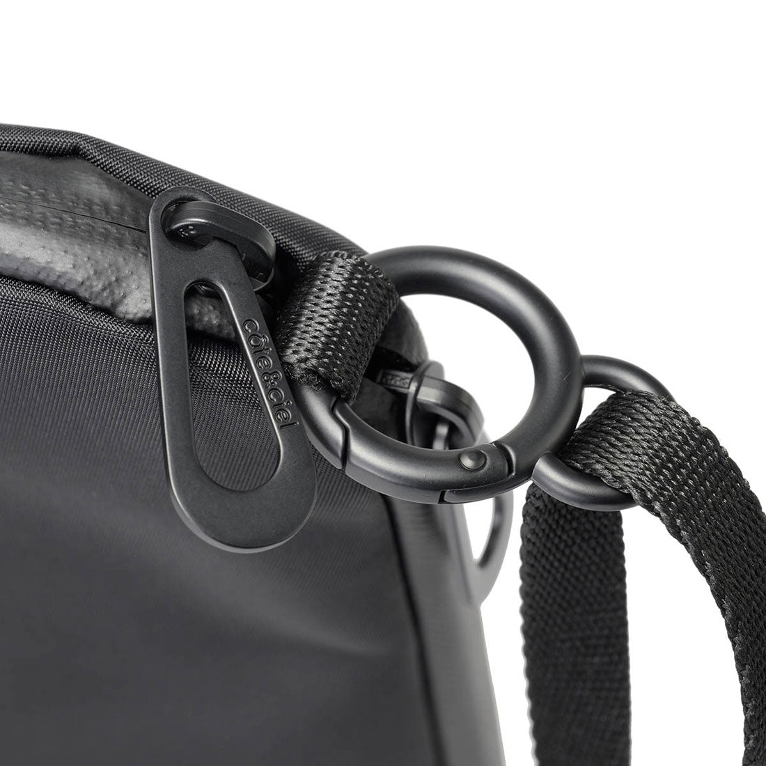 Cote&Ciel Shoulder Bag in S SLEEK NYLON 28932 BLACK