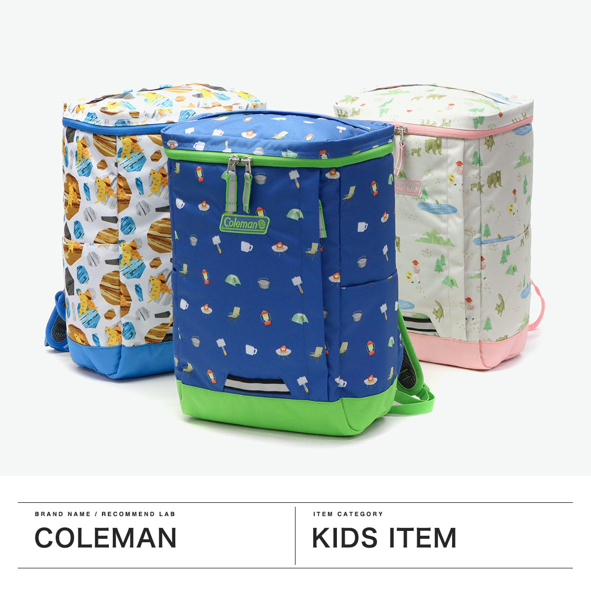 コールマン Coleman 公認販売店 リュック キッズ バッグ 女の子 男の子 小学生 低学年 幼稚園 保育園 通園 遠足 アウトドア スポーツ KIDS ボックス型 18L A4 ジャックインパック（ブラック） BLACK×RED