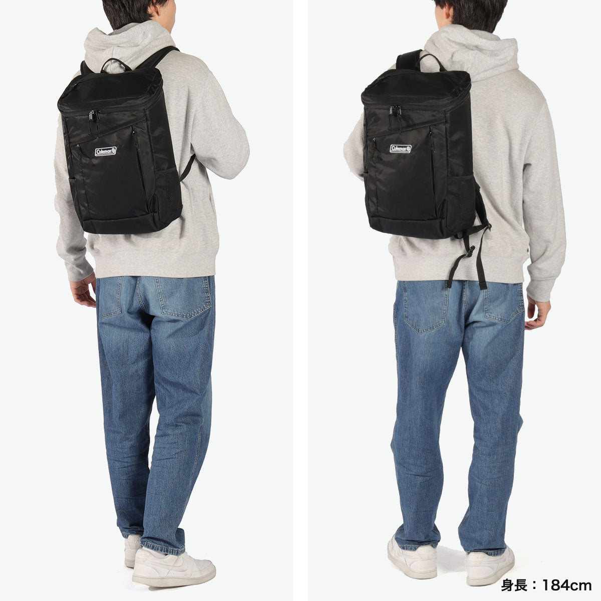 コールマン Coleman 公認販売店 リュック 20L ウォーカー メンズ レディース 通学 通勤 大容量 ブランド カジュアル おしゃれ 軽量 軽い A4 パソコン 撥水 WALKER スクエアバックパック20 （ヘリンボーン） ヘリンボーン