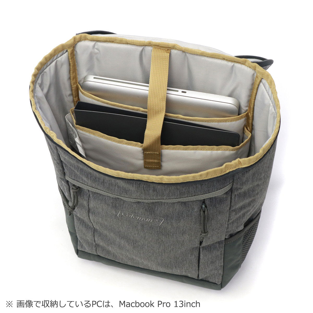 コールマン Coleman 公認販売店 リュック 20L ウォーカー メンズ レディース 通学 通勤 大容量 ブランド カジュアル おしゃれ 軽量 軽い A4 パソコン 撥水 WALKER スクエアバックパック20 （ヘリンボーン） ヘリンボーン
