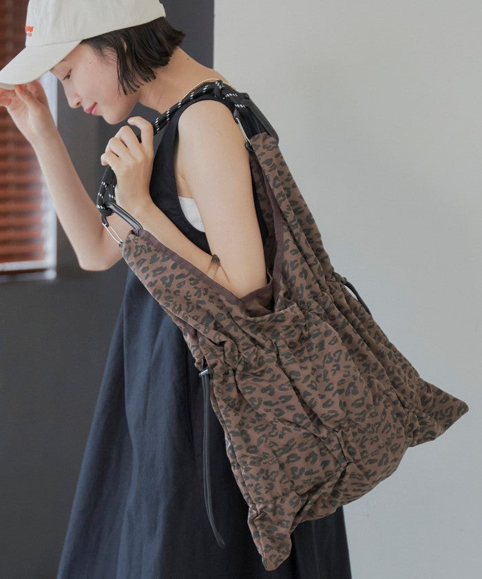 2WAY パラコードギャザートートバッグ（Ｍ） OLIVE