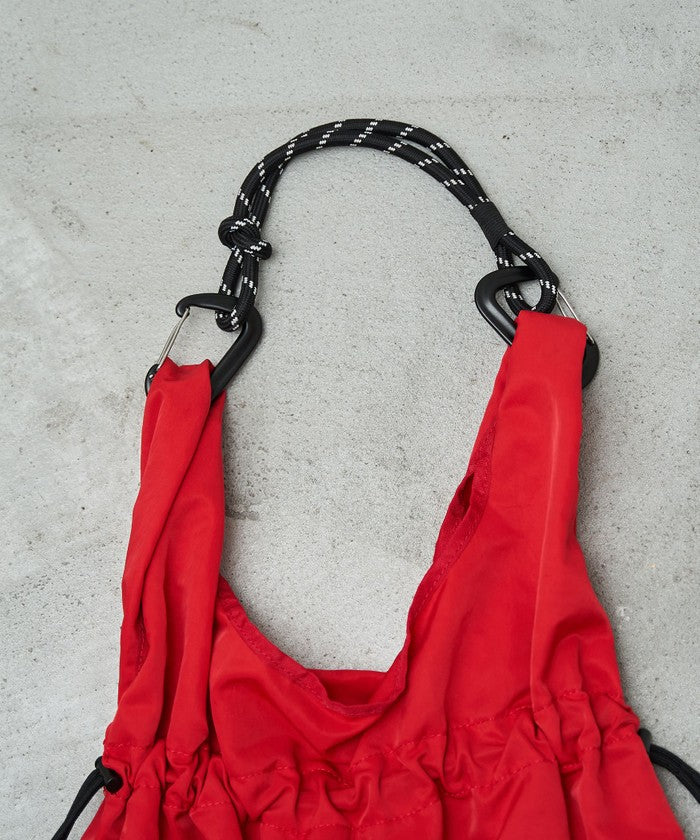 2WAY パラコードギャザートートバッグ（Ｍ） OLIVE