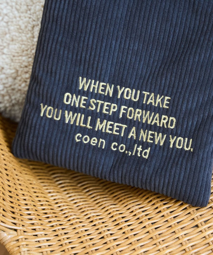 ロゴシシュウコーデュロイショルダー LT.BLUE