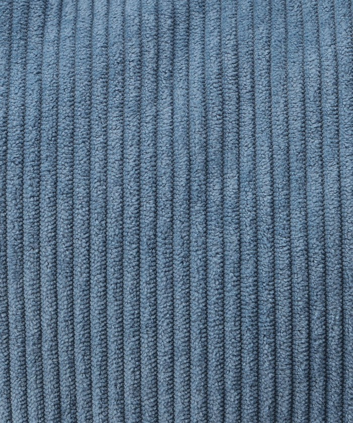 ロゴ刺繍コーデュロイショルダーバッグ LT.BLUE
