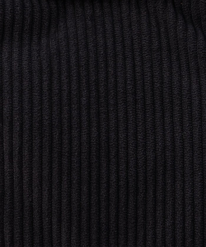 ロゴ刺繍コーデュロイショルダーバッグ LT.BLUE