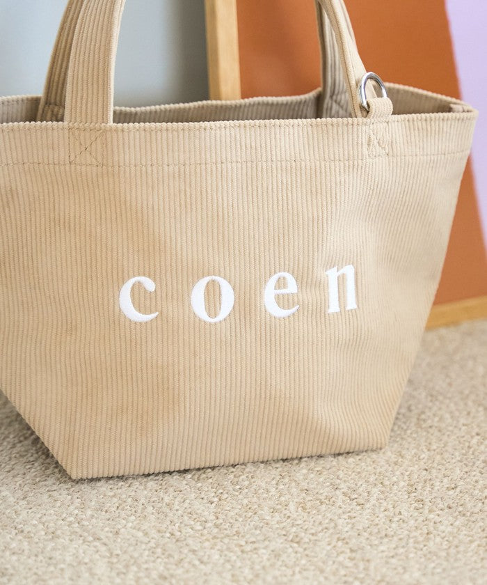 コーエン coen coen ロゴトート S F/W （BEIGE） BEIGE