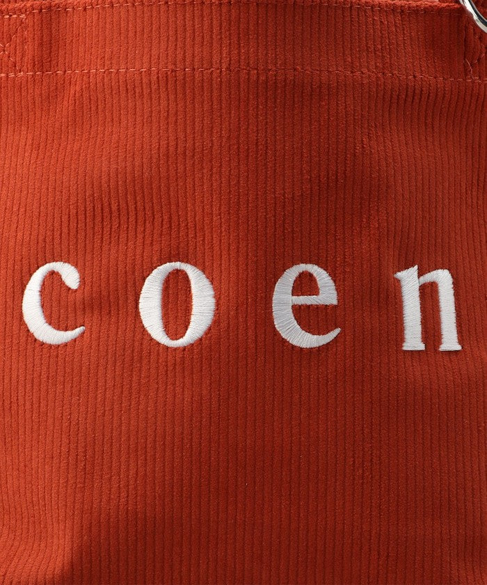 【一部WEB限定カラー・新素材】coen（コーエン）ロゴ アソートトートバッグ(Sサイズ) BEIGE