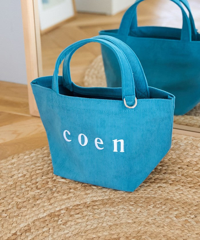 コーエン coen coen ロゴトート S F/W （TURQUOISE） TURQUOISE