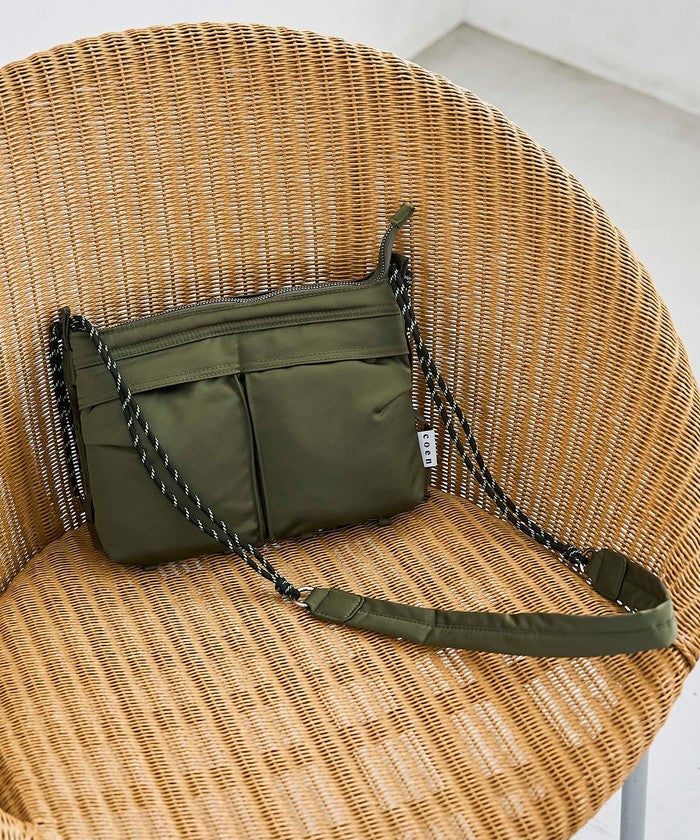 コーエン coen Wポケットボトルショルダー （OLIVE） OLIVE