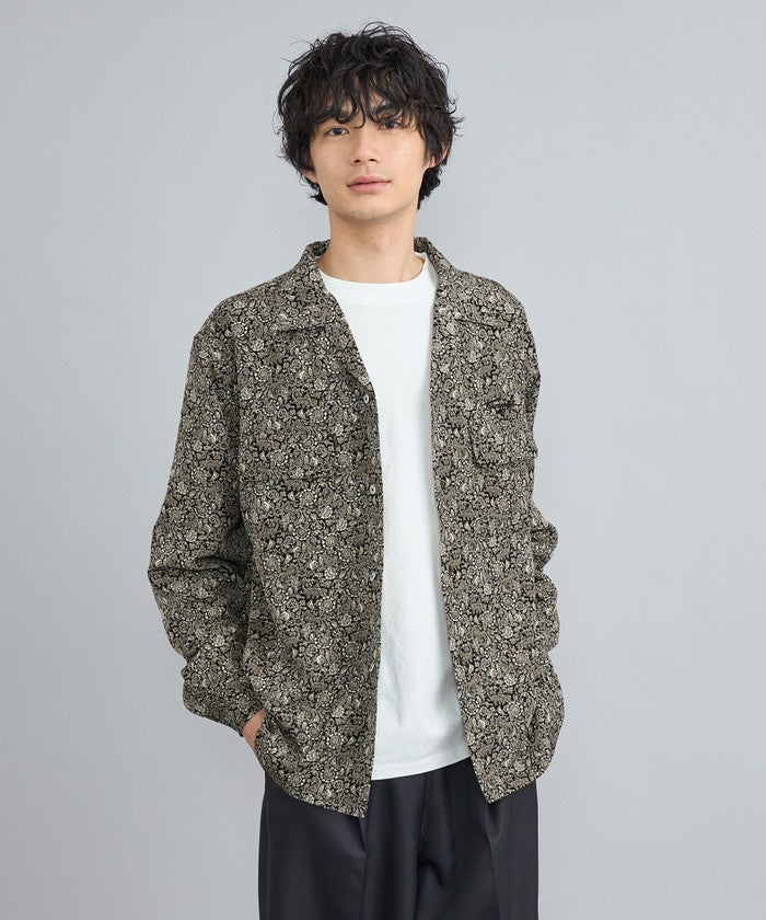 TOWNCRAFT別注ペイズリーオープンカラーシャツ