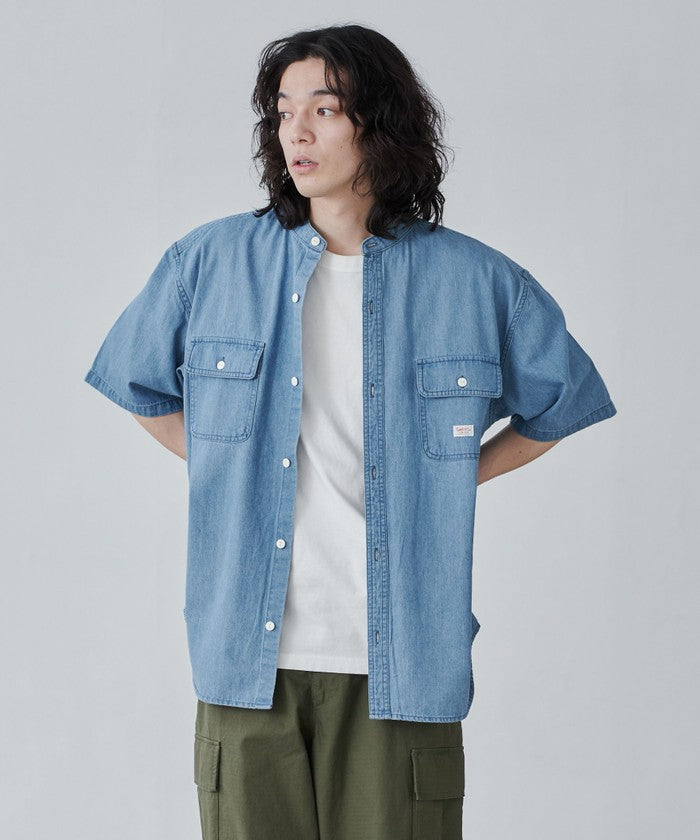 SMITHS別注バンドカラーワークシャツ