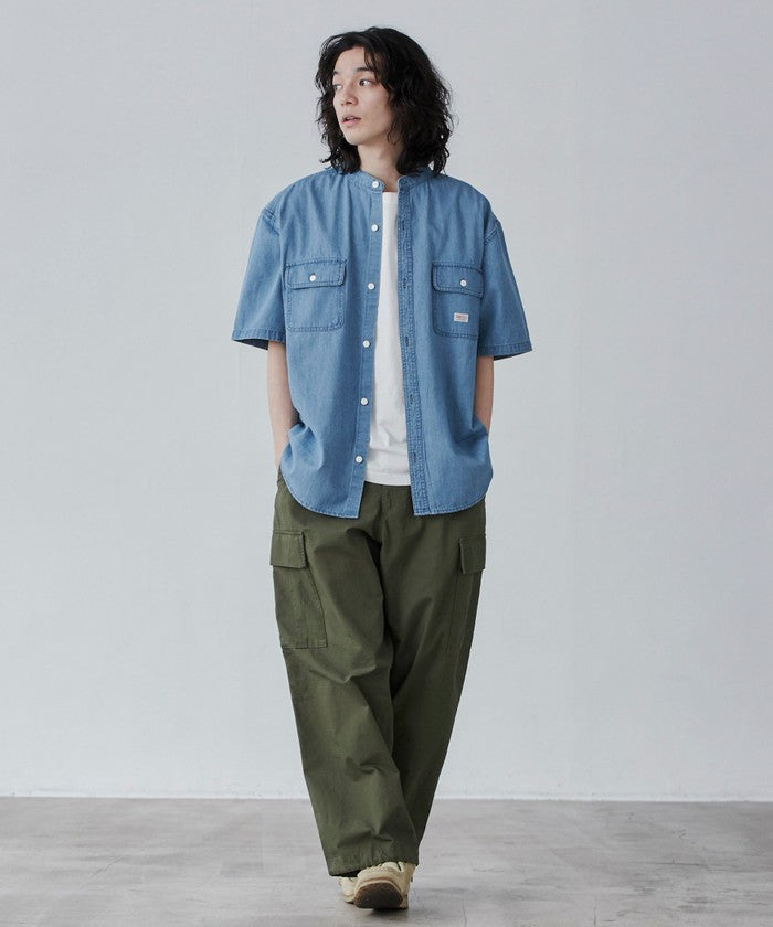 SMITHS別注バンドカラーワークシャツ