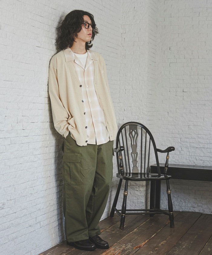 TOWNCRAFT別注ループヤーンニットカーディガン