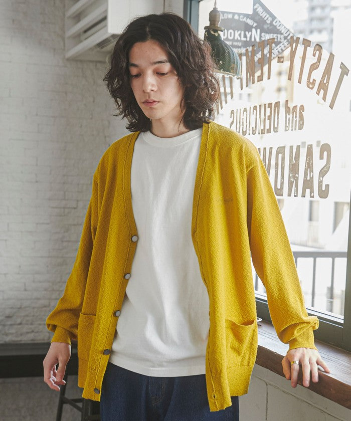 TOWNCRAFT別注ループヤーンニットカーディガン
