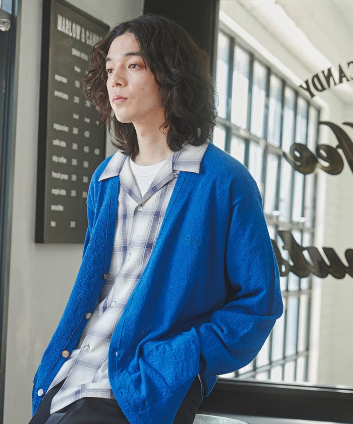 TOWNCRAFT別注ループヤーンニットカーディガン