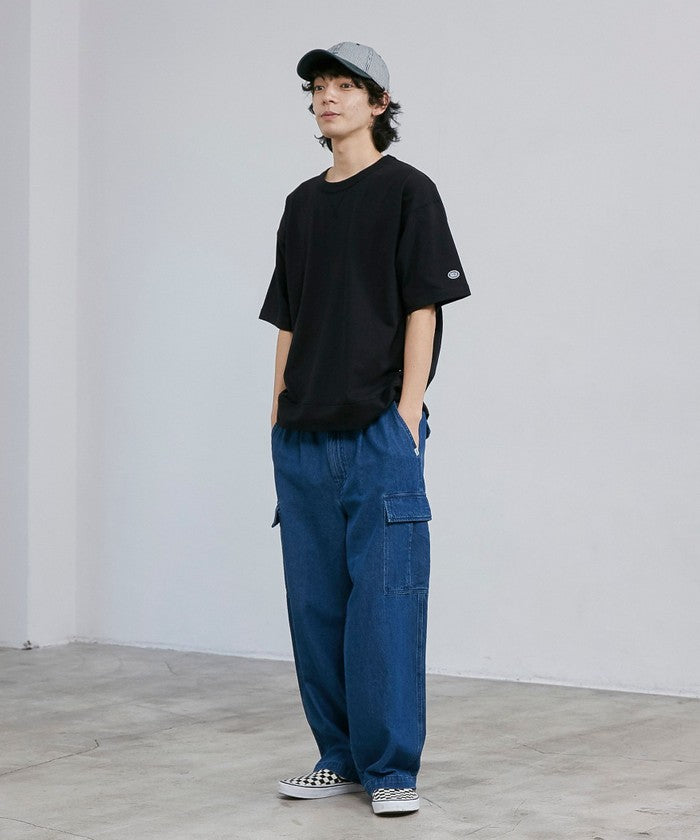 【C.DENIMS】デニムイージーカーゴパンツ