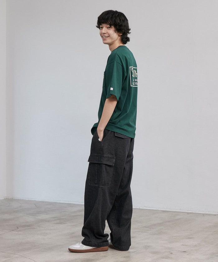 【C.DENIMS】デニムイージーカーゴパンツ