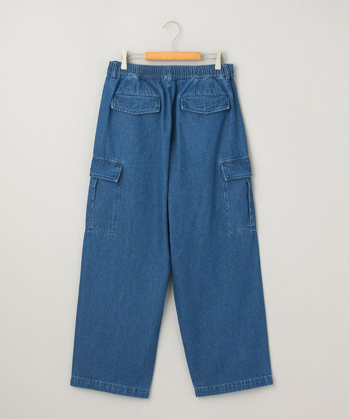 【C.DENIMS】デニムイージーカーゴパンツ