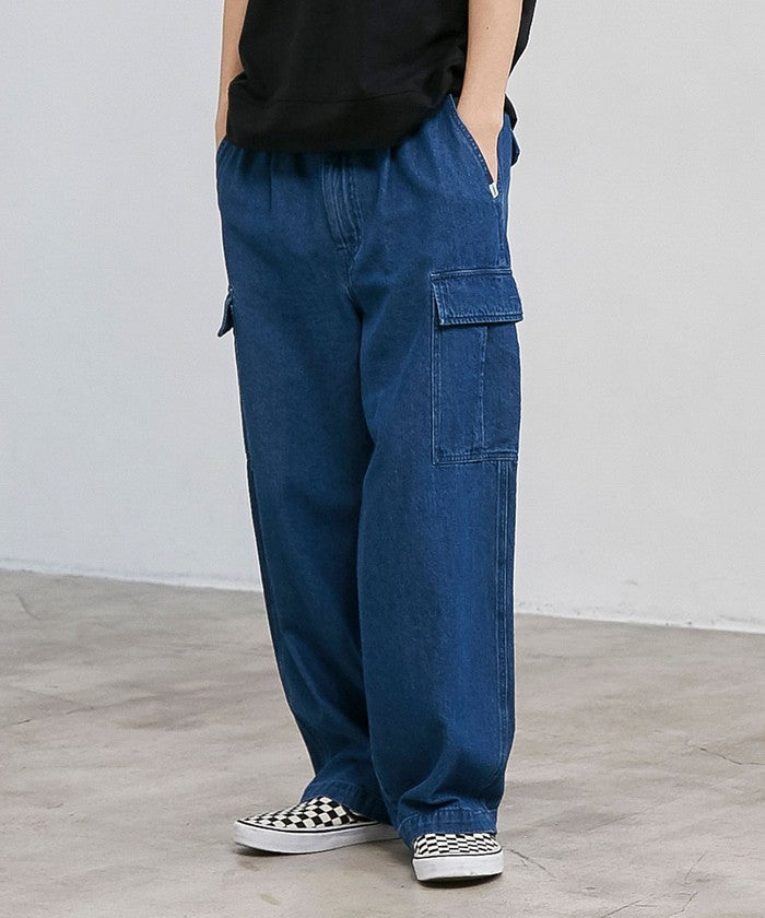 【C.DENIMS】デニムイージーカーゴパンツ
