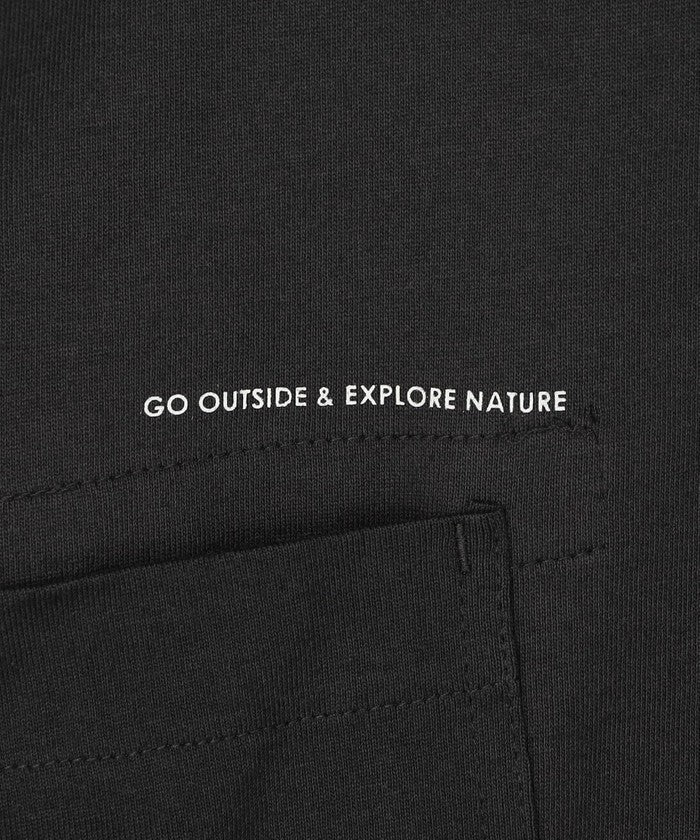 ガーデンポケットTシャツ DK.GRAY