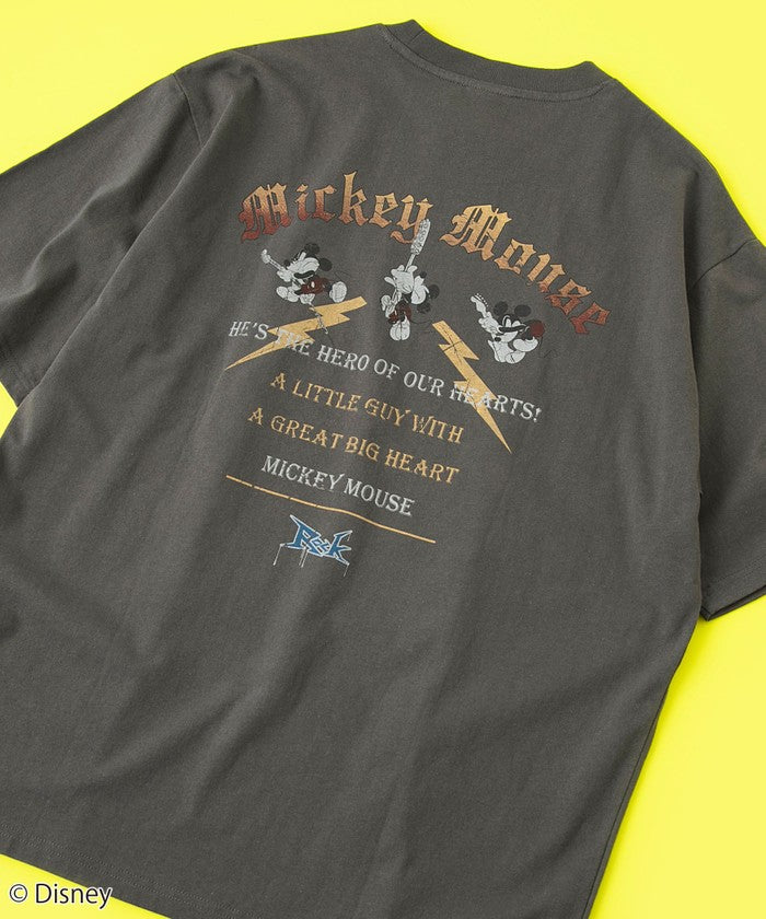 MICKEY（ミッキー）/ヴィンテージライクTシャツ DK.GRAY