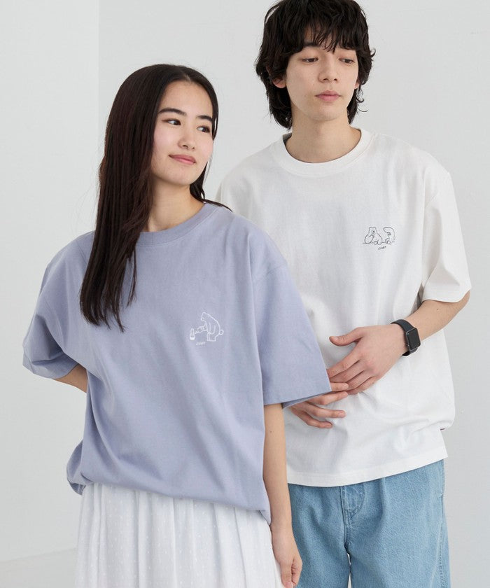 RYO KANEYASU × コーエン ベアプリントTシャツ LIME