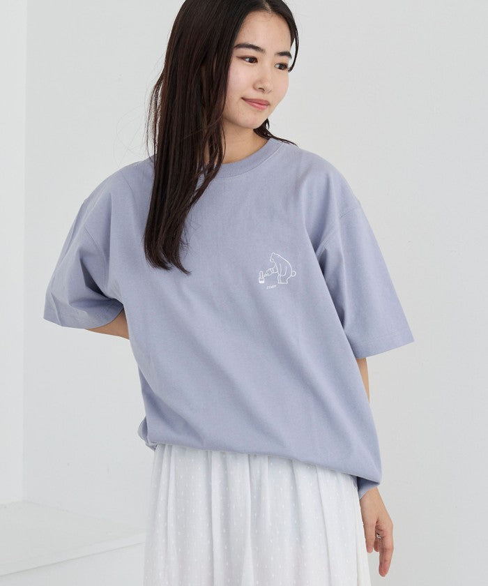 RYO KANEYASU × コーエン ベアプリントTシャツ LIME