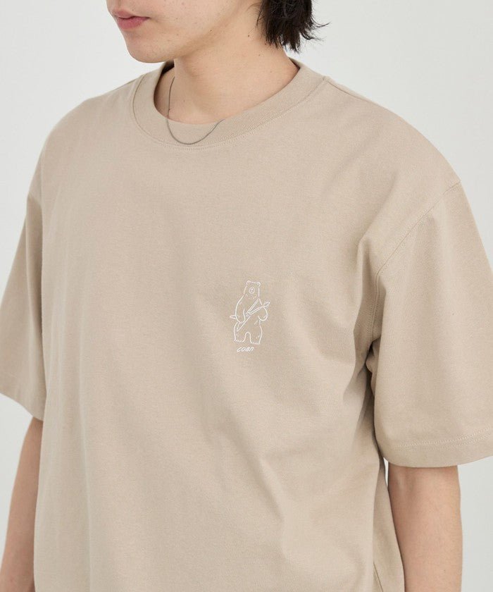 RYO KANEYASU × コーエン ベアプリントTシャツ LIME