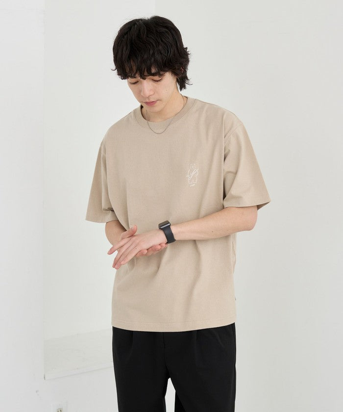 RYO KANEYASU × コーエン ベアプリントTシャツ LIME
