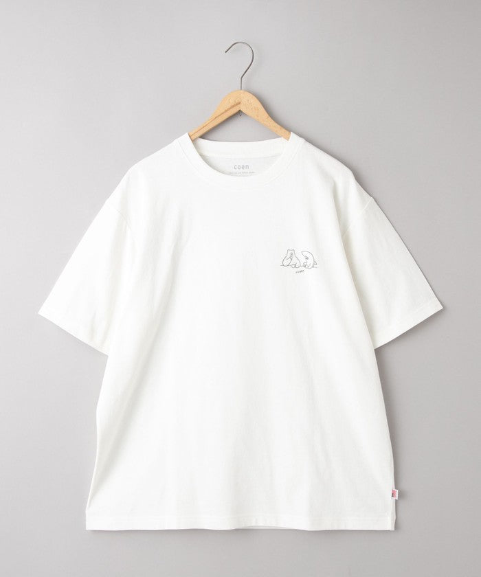RYO KANEYASU × コーエン ベアプリントTシャツ LIME