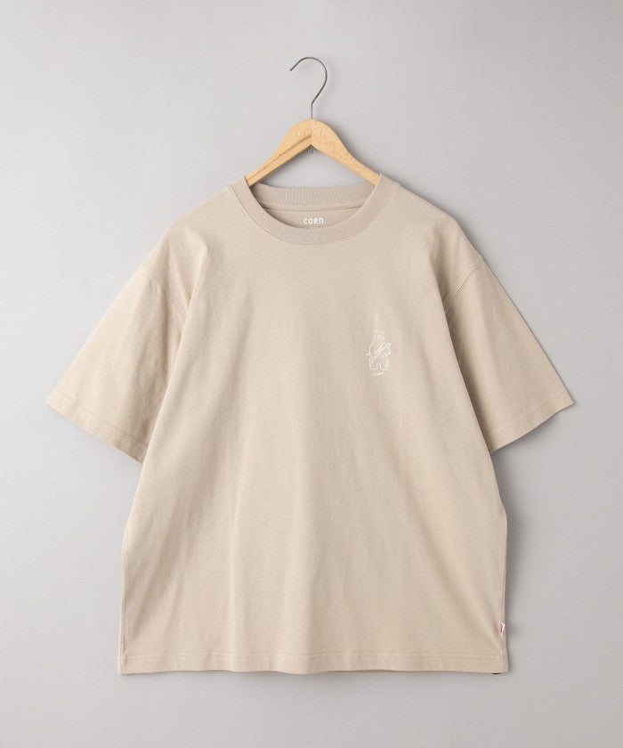 RYO KANEYASU × コーエン ベアプリントTシャツ LIME
