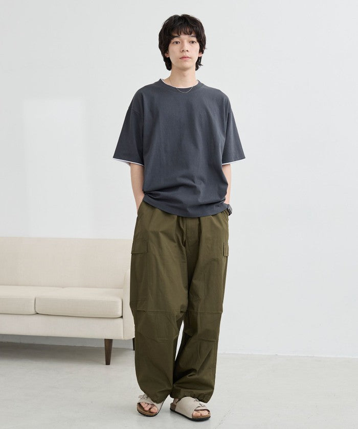 コーエン coen COTTON USAレイヤードライクT （OLIVE） OLIVE