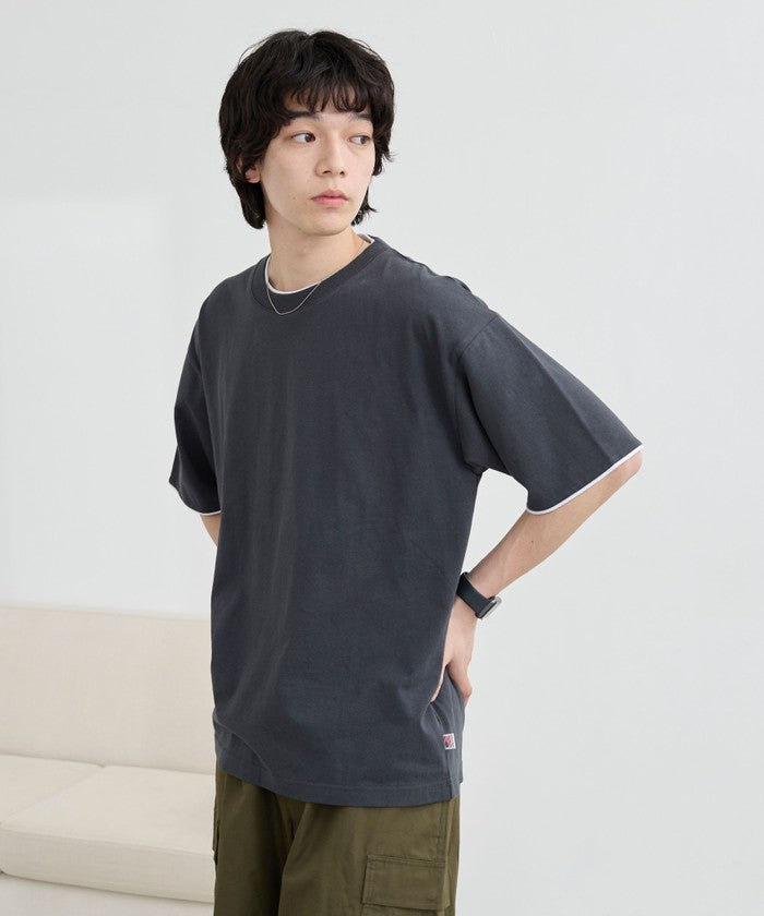 コーエン coen COTTON USAレイヤードライクT （OLIVE） OLIVE
