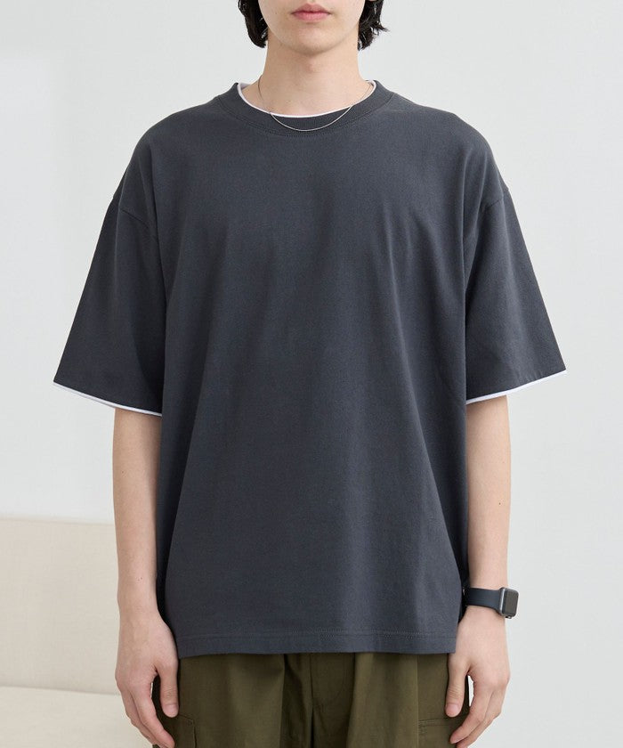 コーエン coen COTTON USAレイヤードライクT （OLIVE） OLIVE