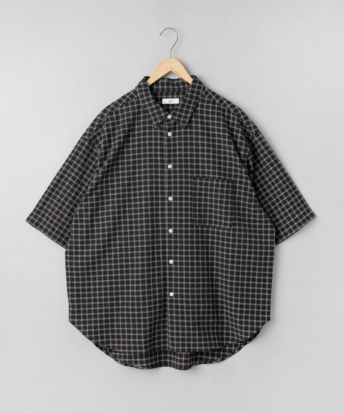 コーエン coen コットンシアーチェックシャツ （OFF WHITE） OFF WHITE